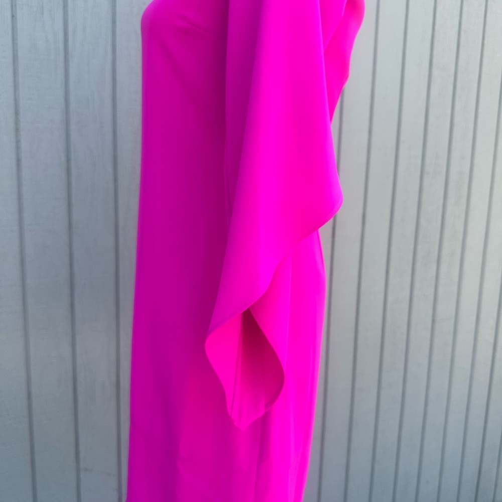 Laundry By Shelli Segal Pink Sheath Dress with Bell Sleeves - Picture 9 of 14